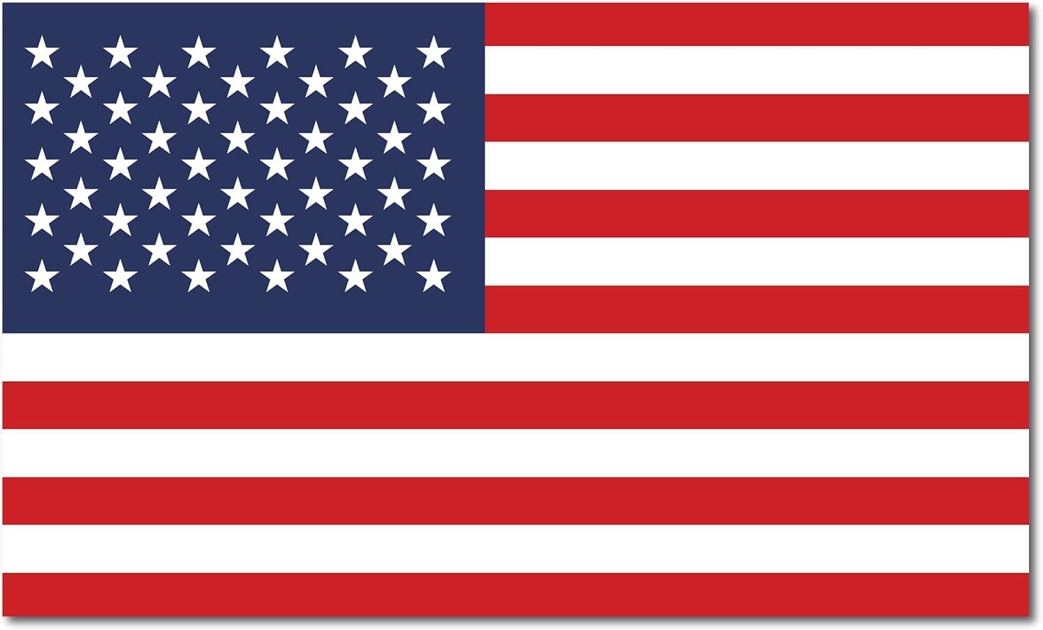 American Flag Magnet - 5x3 Inch Patriotic US Flag Refrigerator Magnet